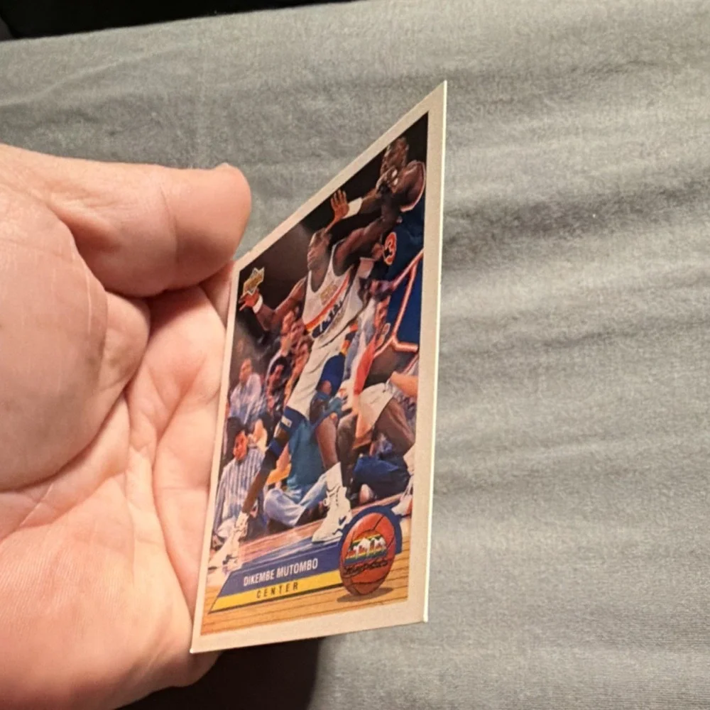 Upper Deck 1992-93 McDonald's Dikembe Mutombo #P10 Denver Nuggets Basketball NBA